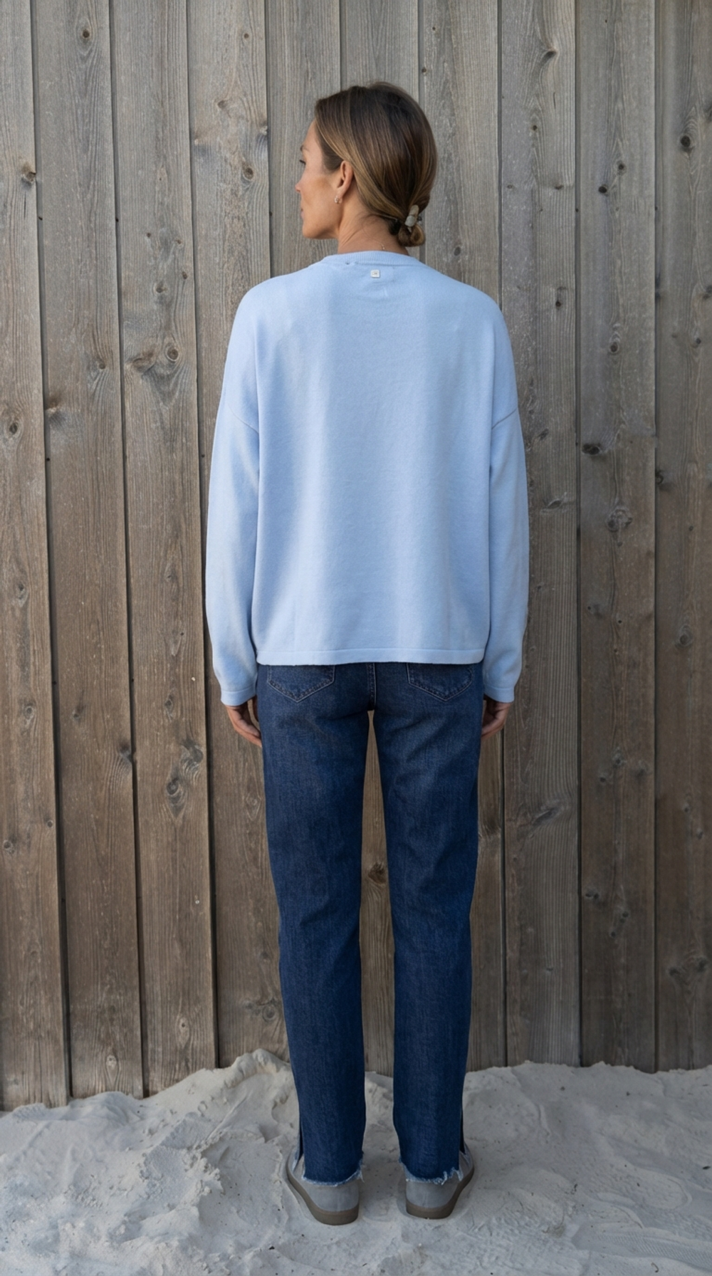 Джемпер LeoUgo голубой