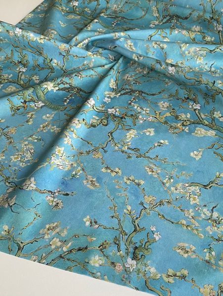 Цветущая ветка, Ван Гог, хлопок Handmade Fabrics 6