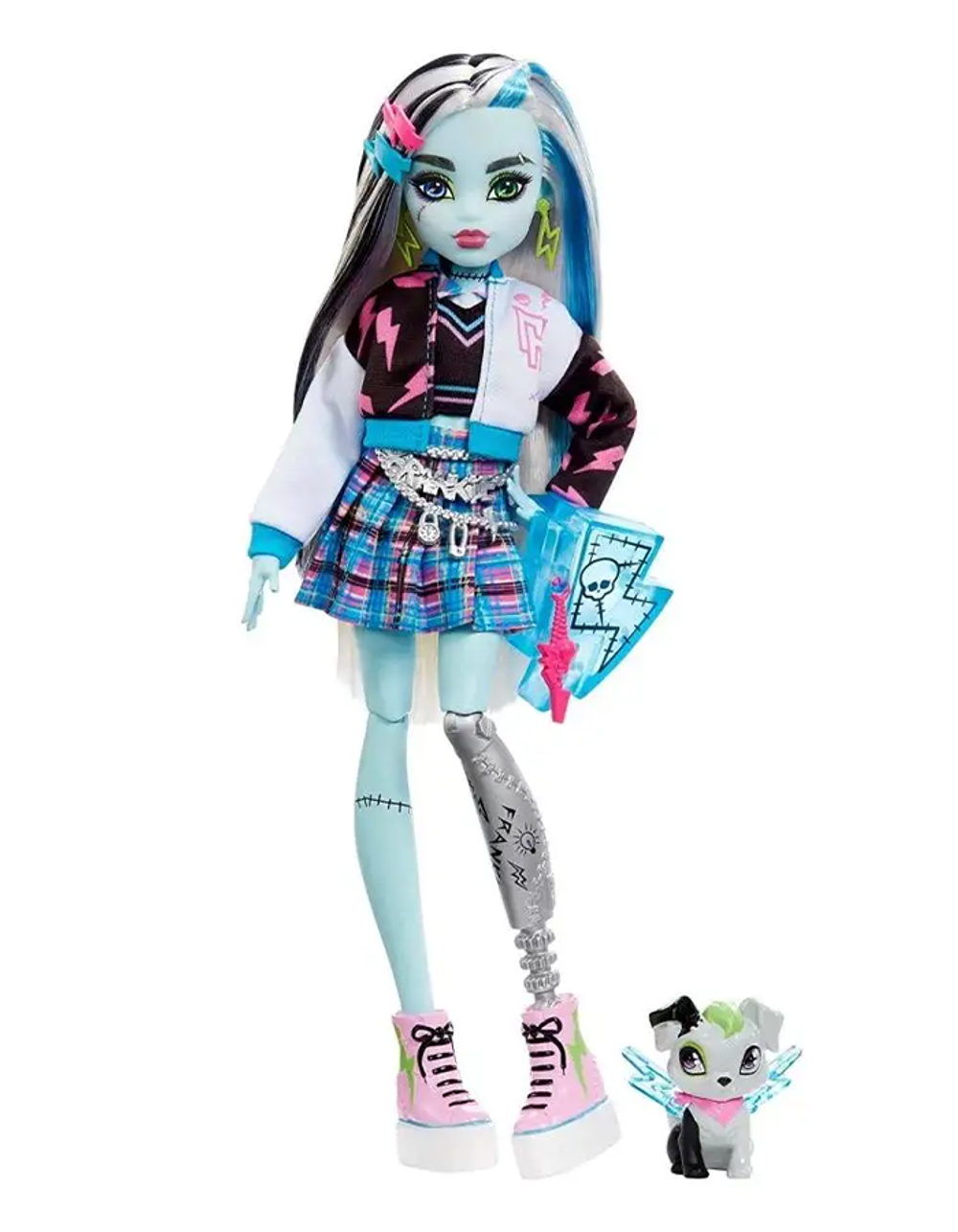 Кукла Monster High — Frankie Stein с питомцем HHK53