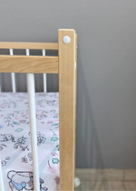 Кровать детская Колибри-Мини ЛК (натурально-белый)