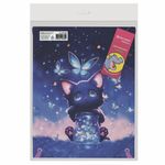 Мешок для обуви BRAUBERG PREMIUM, карман, подкладка, светоотражайка, 43х33 см, "Night catcher", 273442