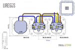 Розетка USB Двойная для Зарядки УМНАЯ 5V(3,4А) Коричневая LIREGUS EPSILON