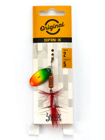 Блесна вращающаяся Lucky John SPIN X ROUND 01 3,5г FT (5шт. в упк.)