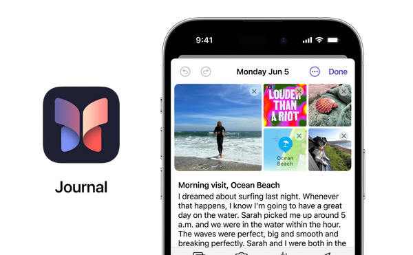 Приложение Journal, анонсированное Apple на WWDC 2023, должно появиться в iOS 17.2.