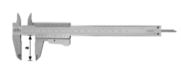 Штангенциркуль верньерный Kinex 6000-4 150 мм с кнопочным фиксатором