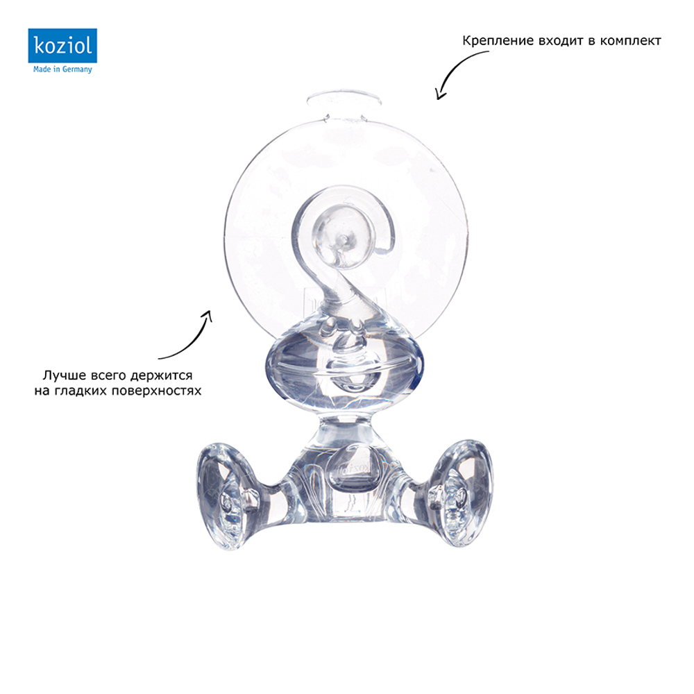 Крючок для душа настенный moritz, прозрачный