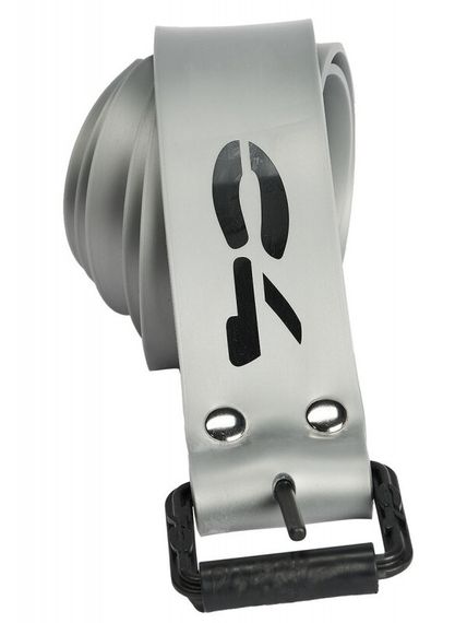 Ремень для грузов марсельский C4 Carbon Marseillaise серебристый с пластиковой пряжкой