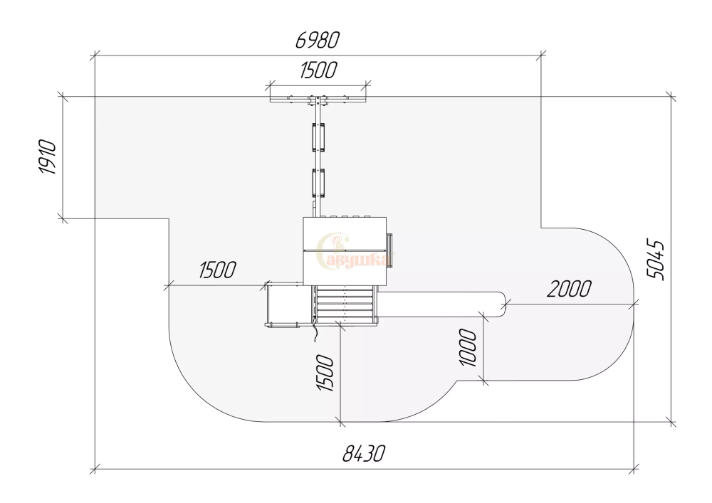 Детская площадка Савушка Тусун 3 Plus