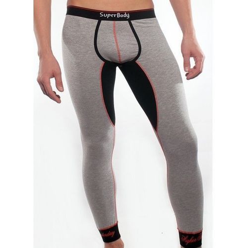 Мужские кальсоны серые Superbody Grey Long Johns 15171