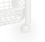 Полка узкая на колёсах (4 секции)