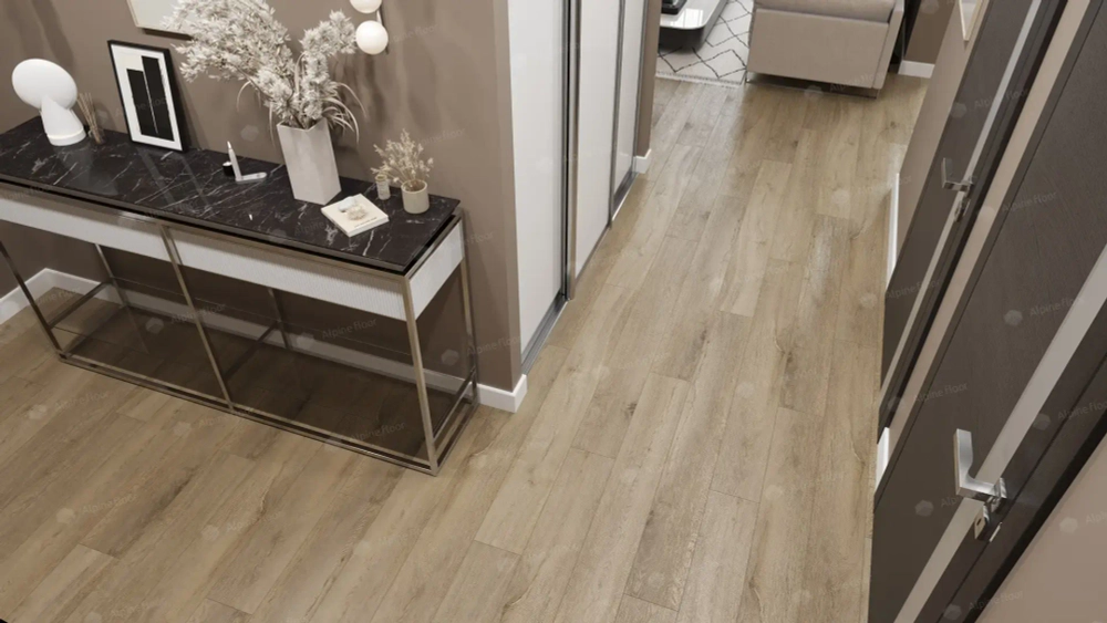 SPC ламинат Alpine Floor Дуб млечный ABA