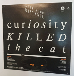 Винтажная виниловая пластинка LP Curiosity Killed The Cat Keep Your Distance (Югославия 1987)