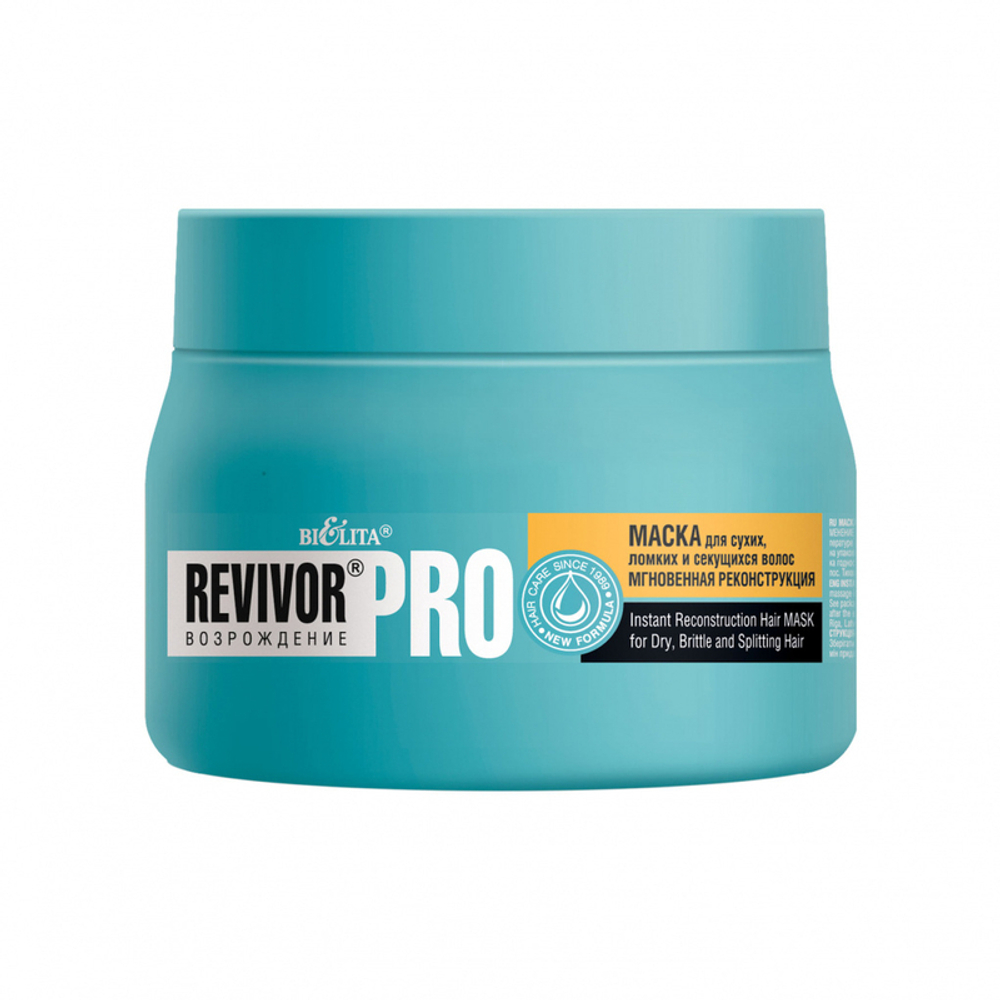 Белита Revivor®Pro МАСКА для сухих, ломких и секущихся волос «МГНОВЕННАЯ РЕКОНСТРУКЦИЯ» 300 мл