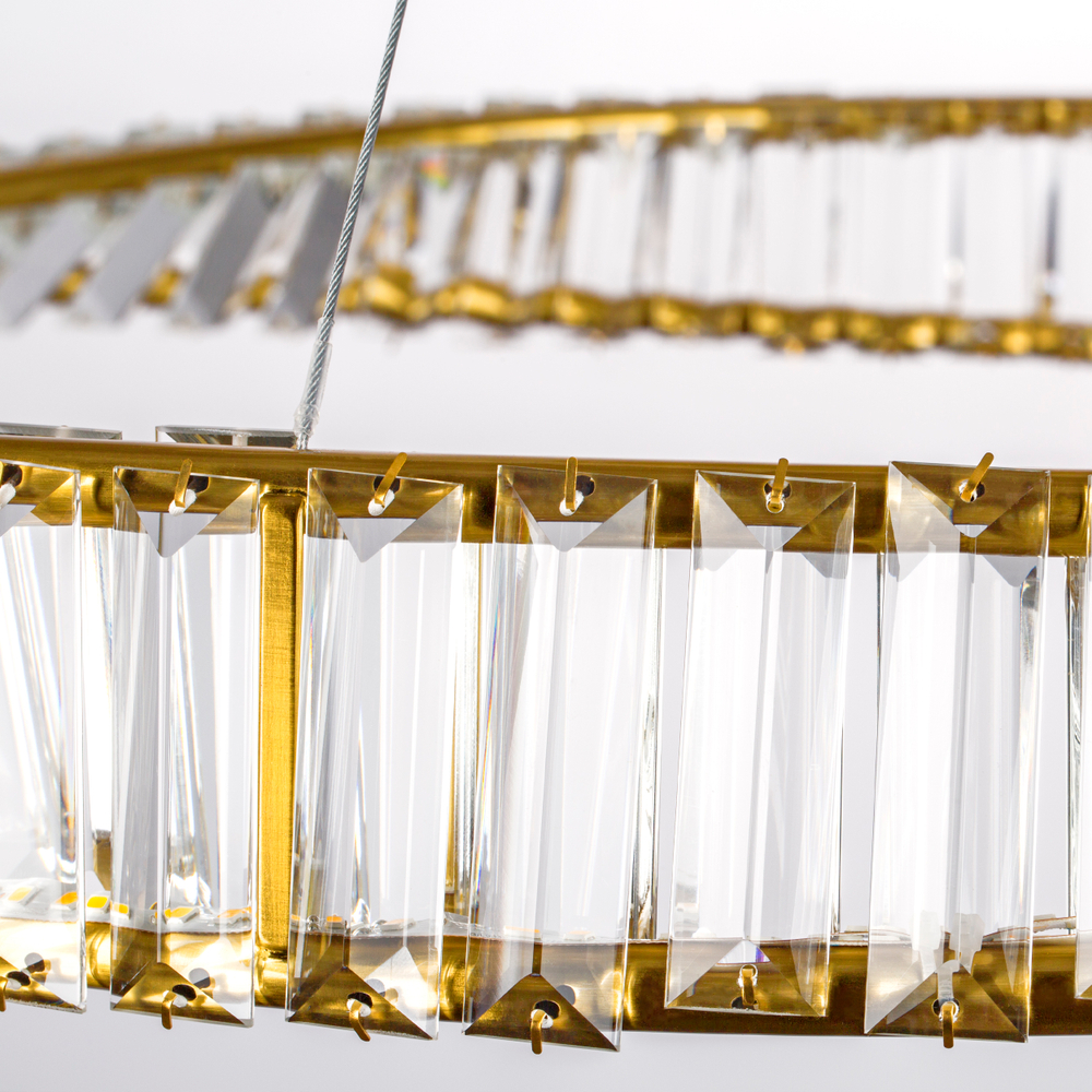 699083 Люстра VIDARE 40W LED 3080LM ЗОЛОТО 3000K IP20