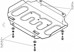 Защита картера для Great Wall Poer Motodor.73114