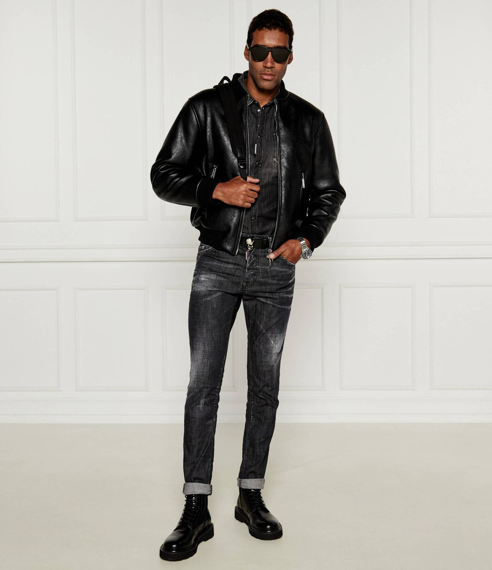 Куртка бомбер Dsquared2 - черный(S74AM1542 S78168)