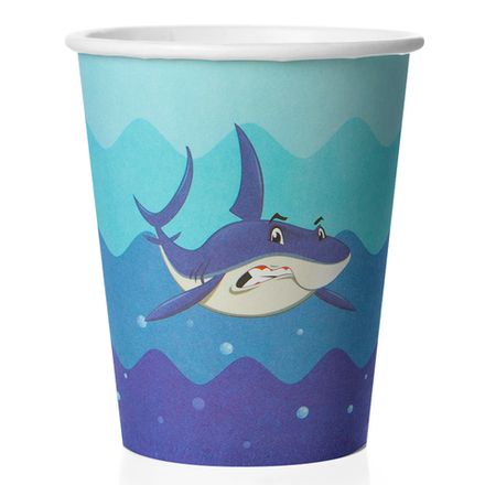 Стаканы "Голубая акула" 250 мл