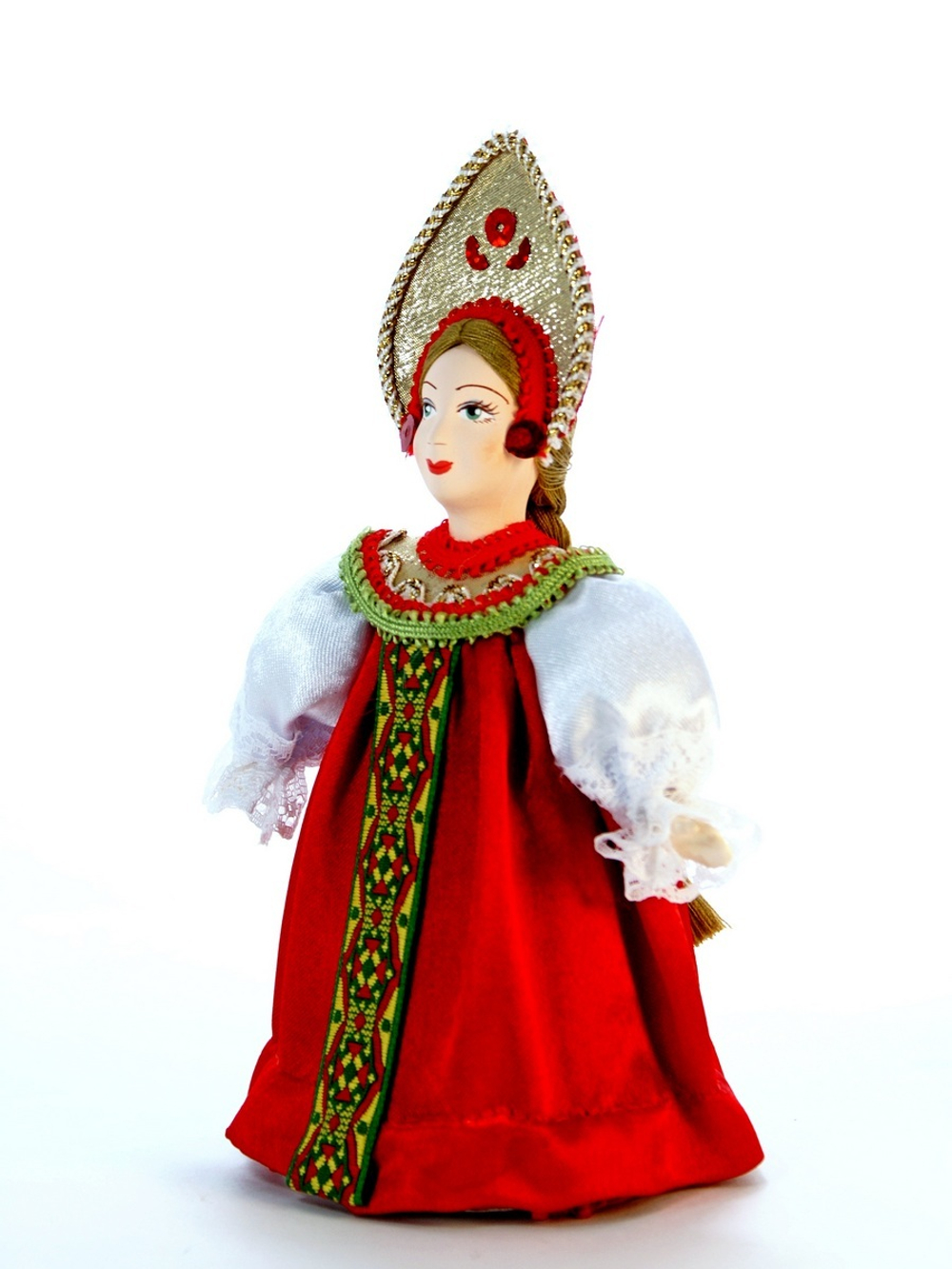 Кукла коллекционная в русском народном костюме