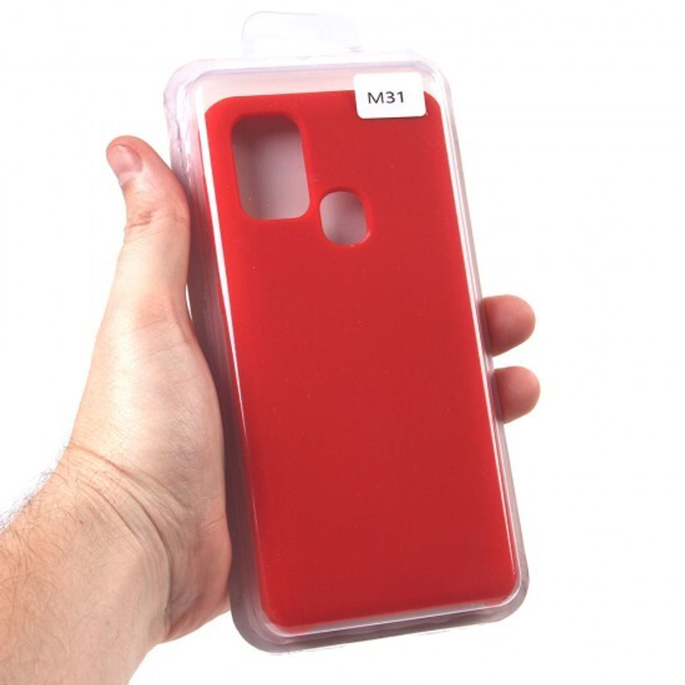 Панель Soft Touch для Samsung Galaxy M31, 007002 Красный