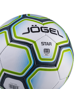 Мяч футзальный Star №4, белый/синий/зеленый