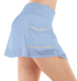 Теннисная юбка Lucky in Love Tech Performance Long Cargo Mesh Skirt - Blue