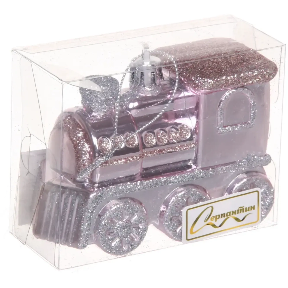 Ёлочная игрушка «Сказочное путешествие» 9,5*2*10,5 см, розовый