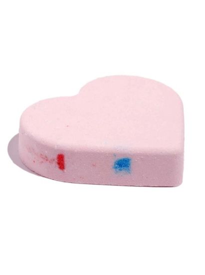 Бомбочка для ванны "Сердце", ароматизированное ,многоцветная