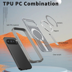 Прозрачный чехол Mesh Pro Magnetic Case для Google Pixel 10 Pro XL