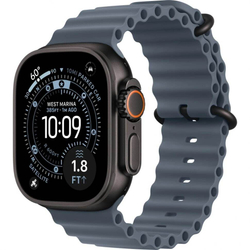 Apple Watch Ultra 3, 49 мм, Black Titanium, ремешок Ocean синий (2025)