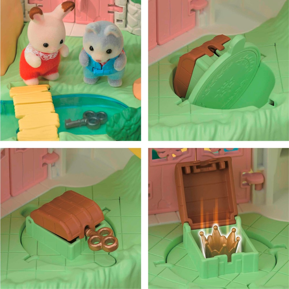 Sylvanian Families - Остров с водопадом Secret Forest + фигурка собачки хаски 5761