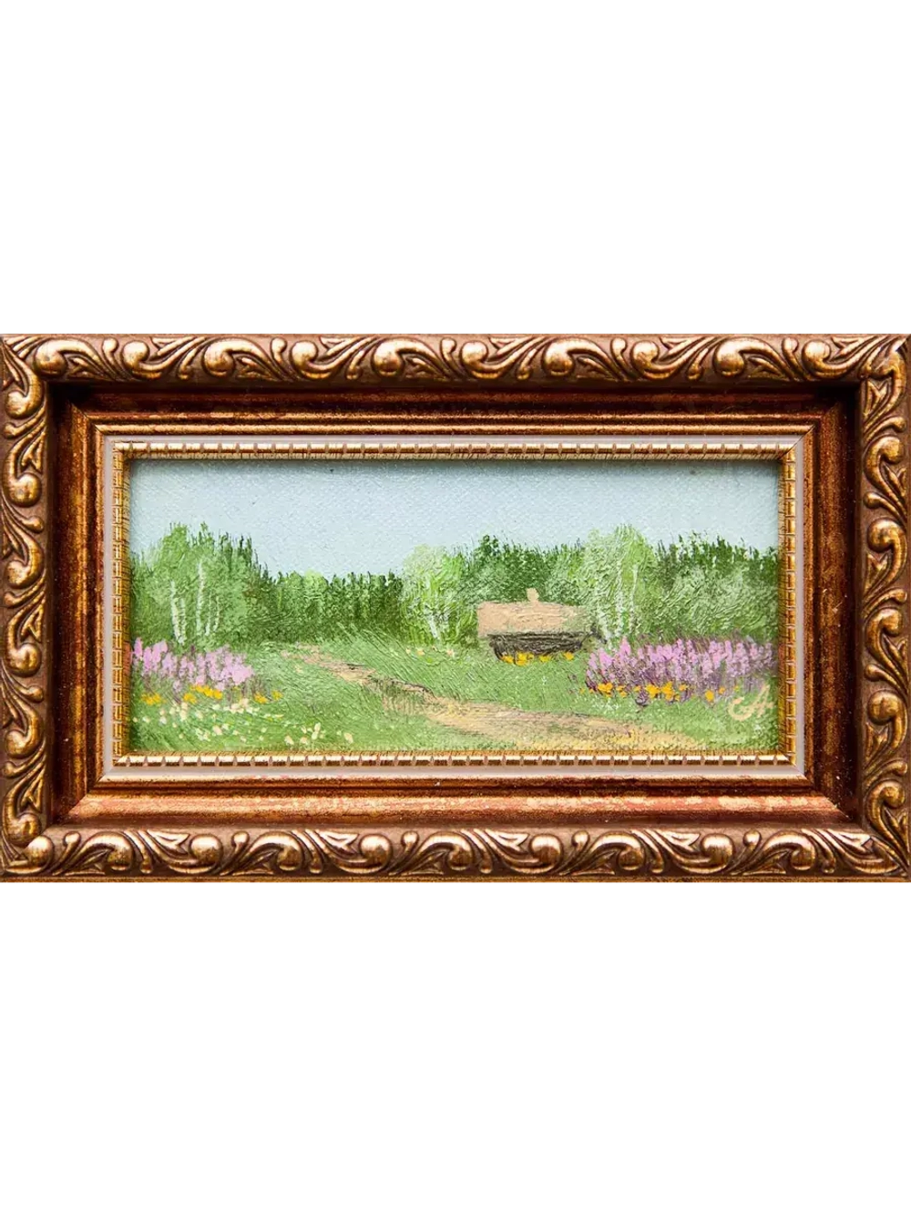 Картина маслом "Пейзаж" Селенских