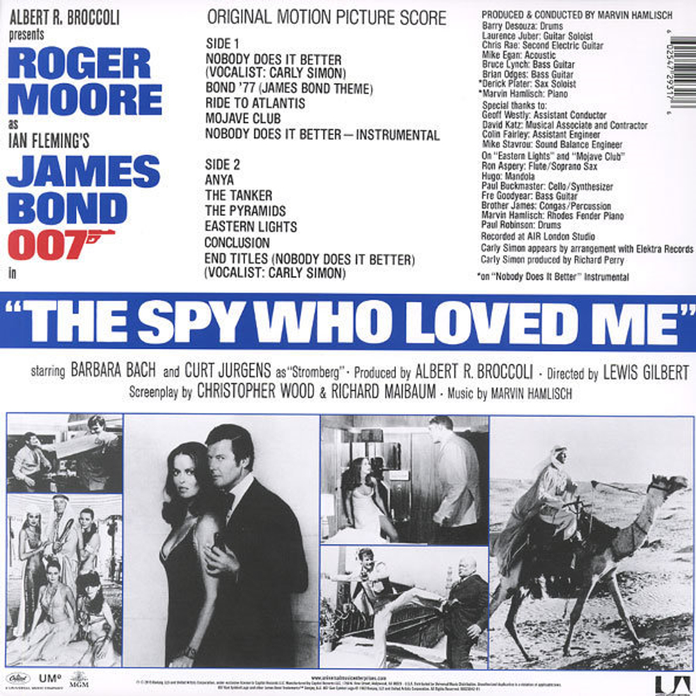 Soundtrack / Marvin Hamlisch: The Spy Who Loved Me (LP)