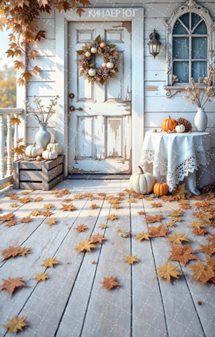 Фотофон "Белый фасад" арт. ФФ906-49