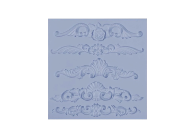 Молд «Вензеля, лепнина», 10,5×10,5×0,7 см, цвет МИКС