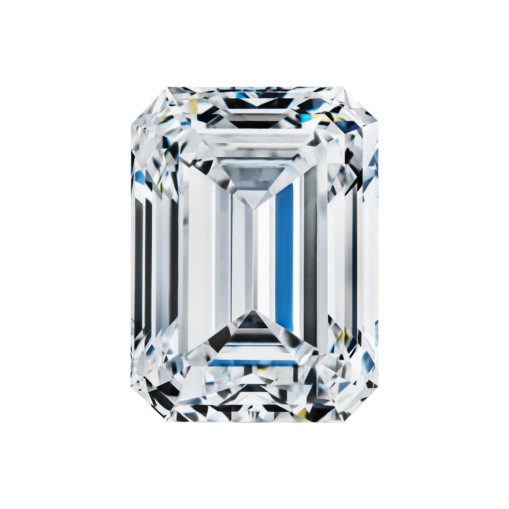 Бриллиант изумрудная огранка F VVS2 IGI 1.59 кт