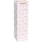 Пакет под бутылку «Волшебная елочка» 11*38*11 см, микс