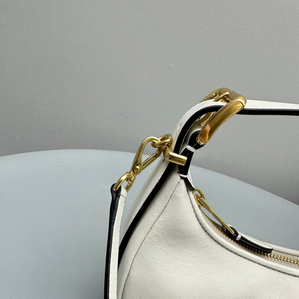Leather Hobo Bag 17 cm