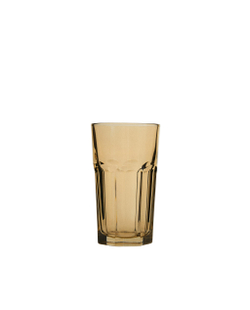 Zara Home стакан из стекла, цвет коричневый, 11 см