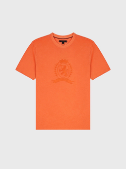 Футболка Tommy Hilfiger Laurel Leaf Logo Garment-Dyed Paradise Lily