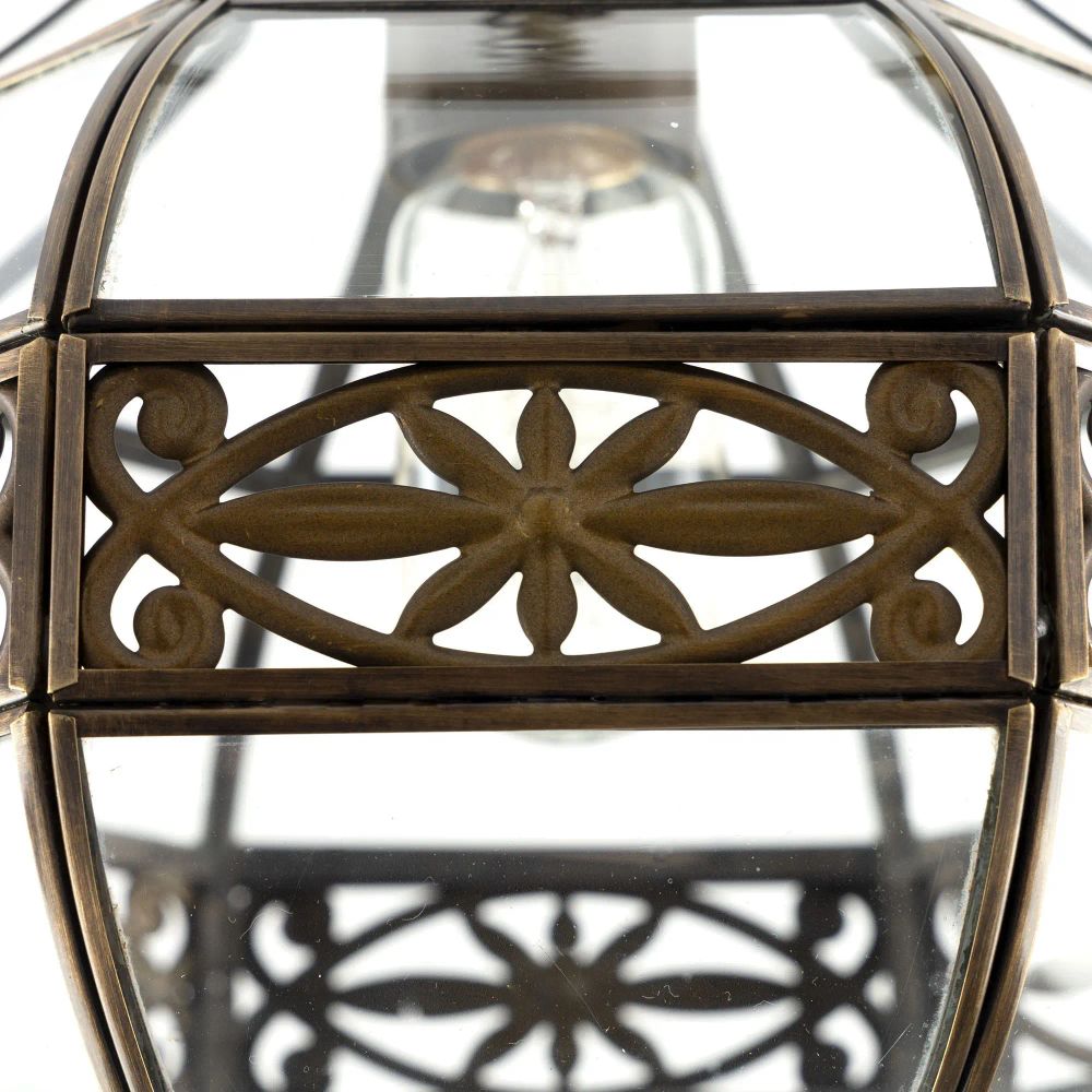 Citilux Гера-2 CL444210 Подвесной светильник витражный Бронза