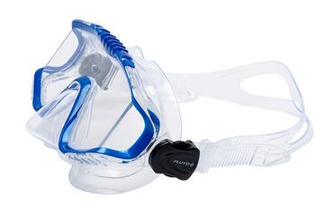 Маска Salvimar FULL VISION Голубая рамка