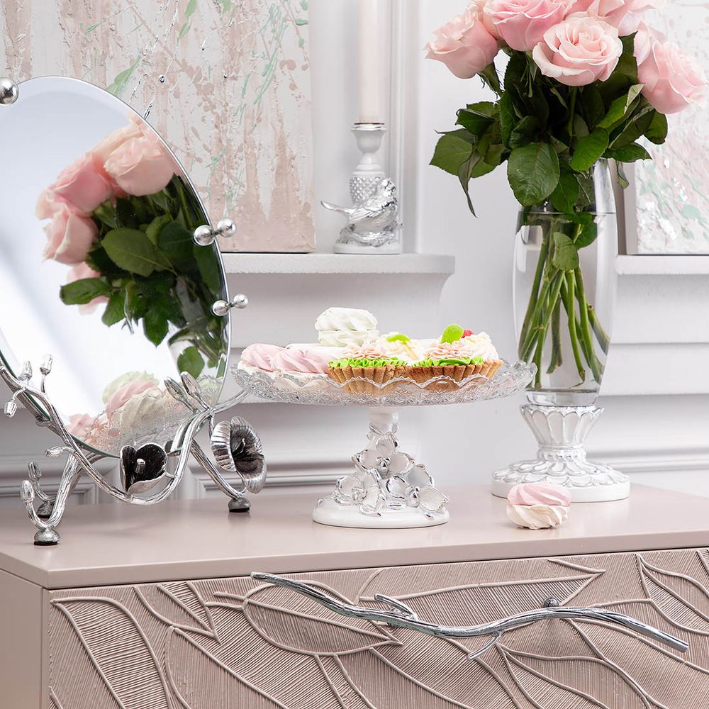 Настольное зеркало Орхидея Айс