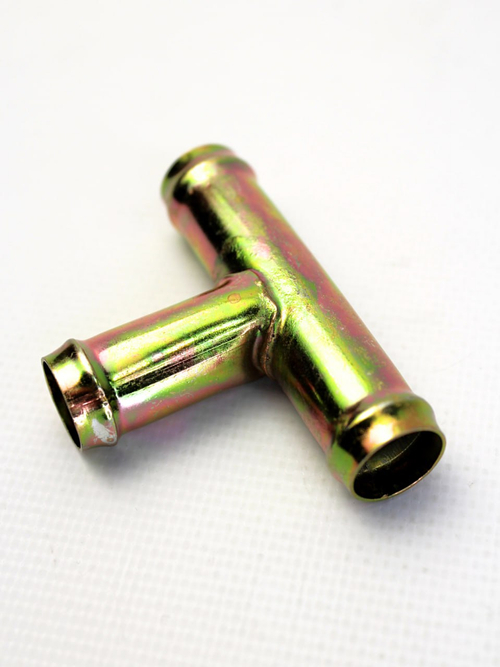 Фитинг переходник для трубок 16-16-16 (тройник, металл, угол 90)