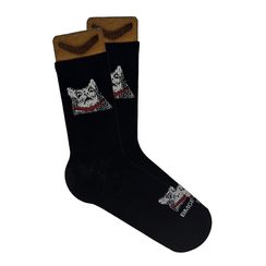 Носки BOOMERANGS Шок-кот, черный