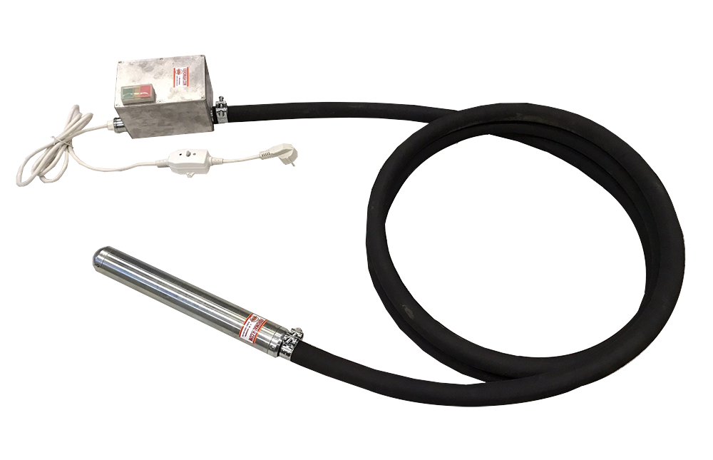 Вибратор глубинный ВИБРОМАШ ВИ-38В высокочастотный - [220V / 38 мм / 5-10 м]