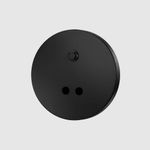 Смыв сенсорный/с кнопкой встраиваемый для унитаза алюминий NOFER 07292.N чёрный