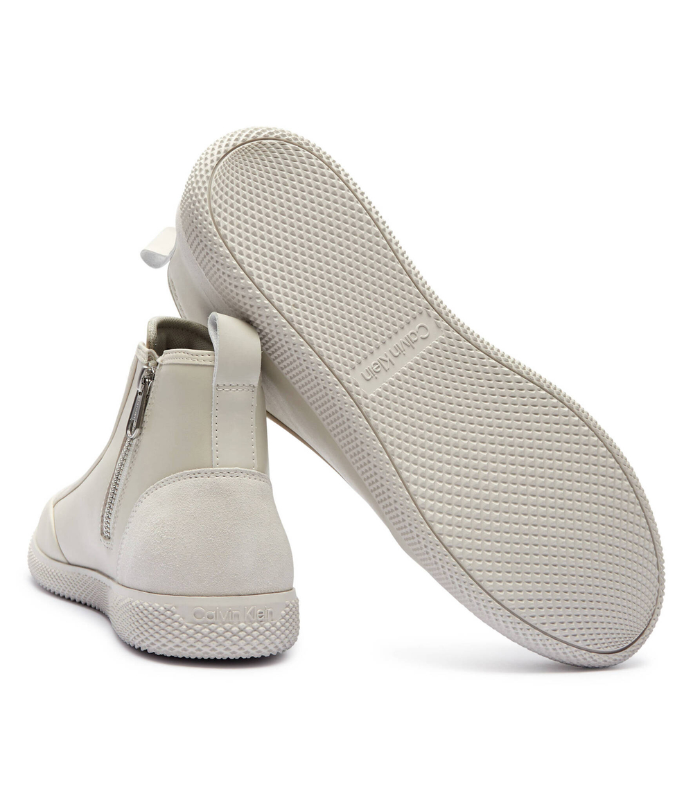 Кожаные кроссовки Calvin Klein - экрю(HM0HM01586)