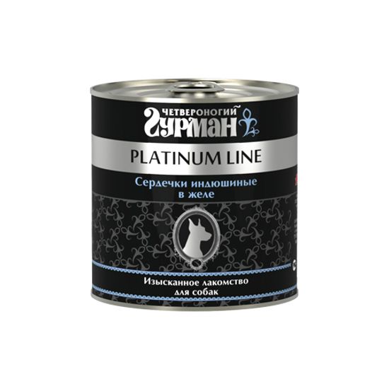 Четвероногий Гурман Platinum Line для собак Сердечки куриные