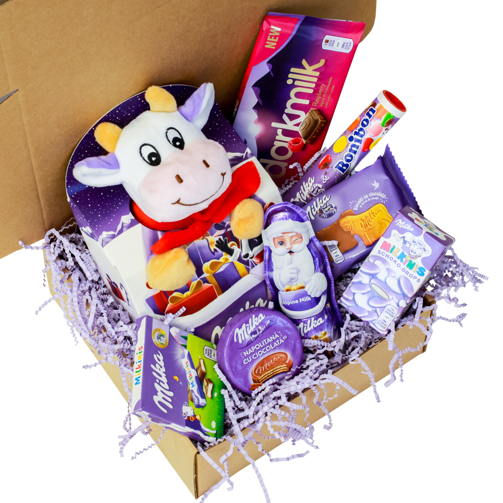 Новогодний подарочный набор сладостей HappyBox by HoneyForYou "Happy New Year №4"