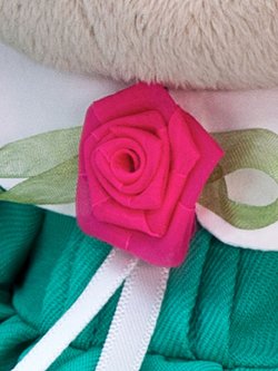 Мягкая игрушка Зайка Ми в бирюзовой курточке 25см